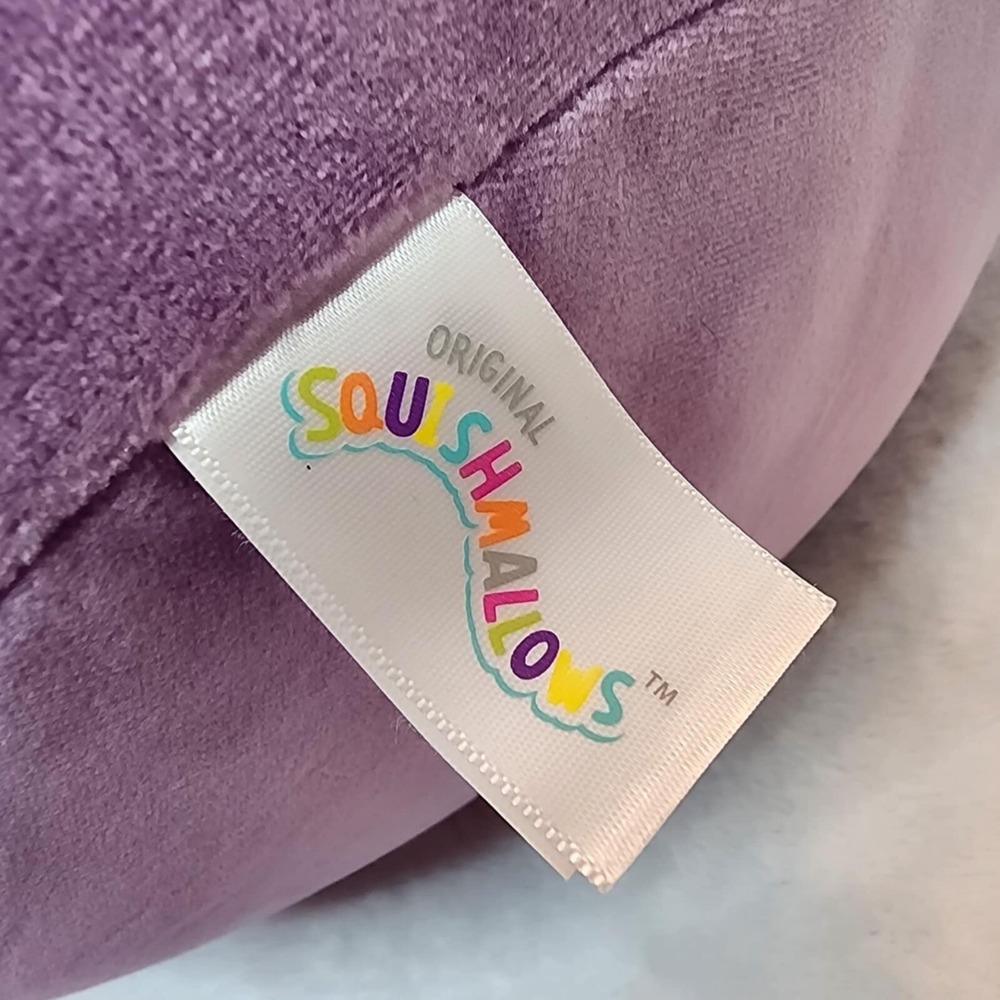 Squishmallow Eden Bigfoot 16" Valentine '24 Purple/Blue/Pink GlitterHearts - Picture 7 of 7